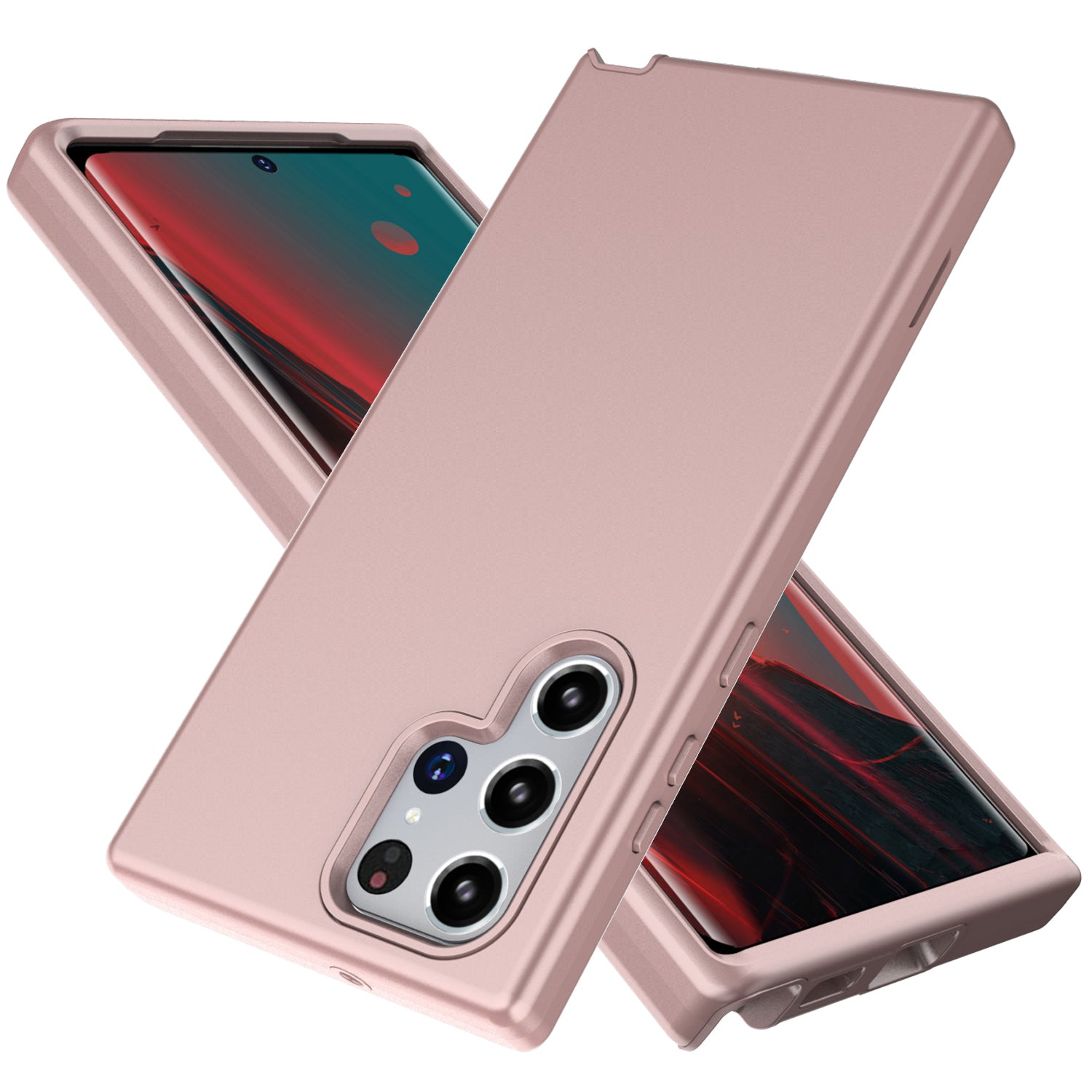 GW03 For Samsung Galaxy S22 Ultra 5G Anti-drop Phone Case Thicken TPU PC Rubberized Back Cover GW03 For Samsung Galaxy S22 Ultra 5G Anti-drop Phone Case Thicken TPU PC Rubberized Back Cover